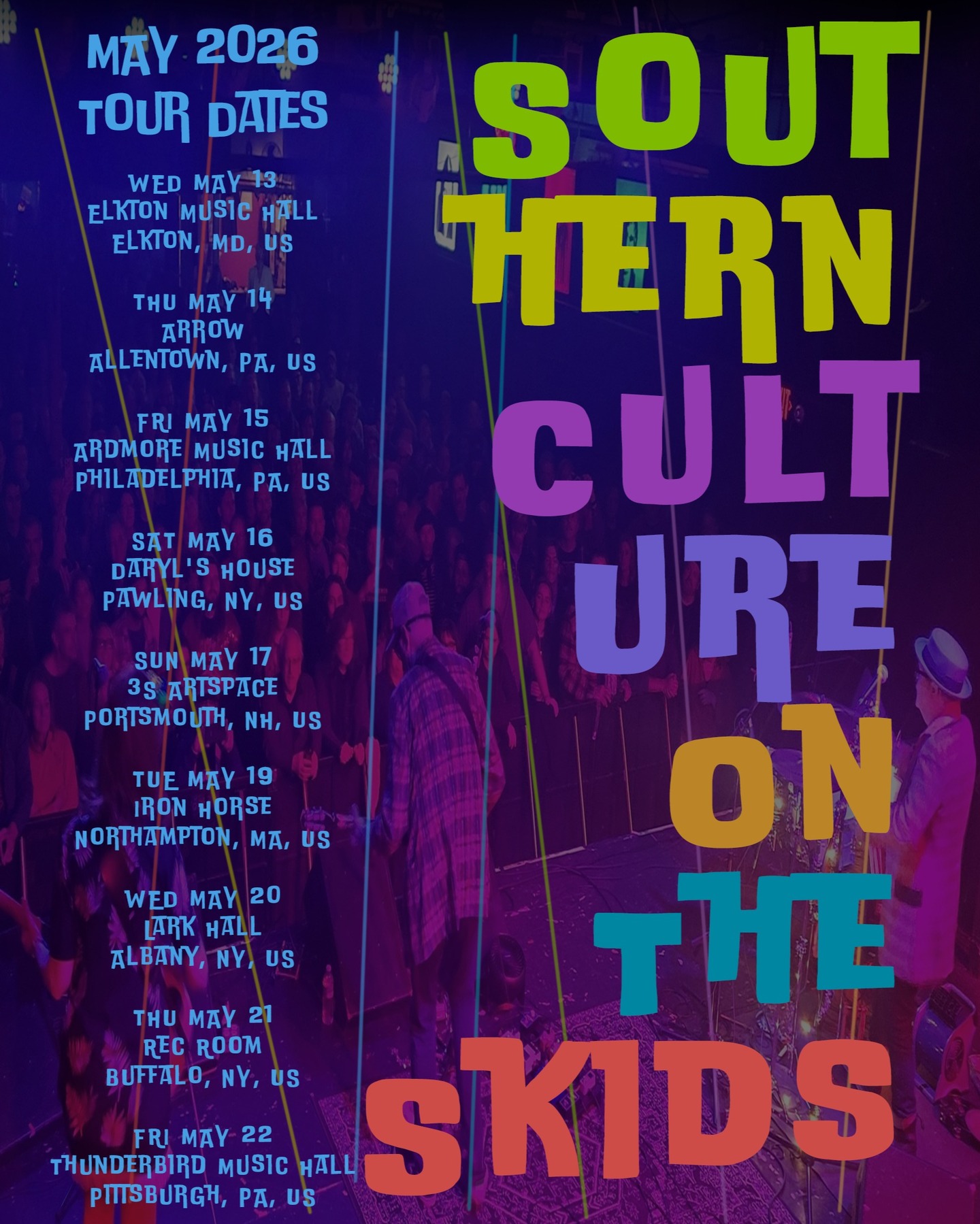 Southern Culture on the Skids Tour Poster 2026